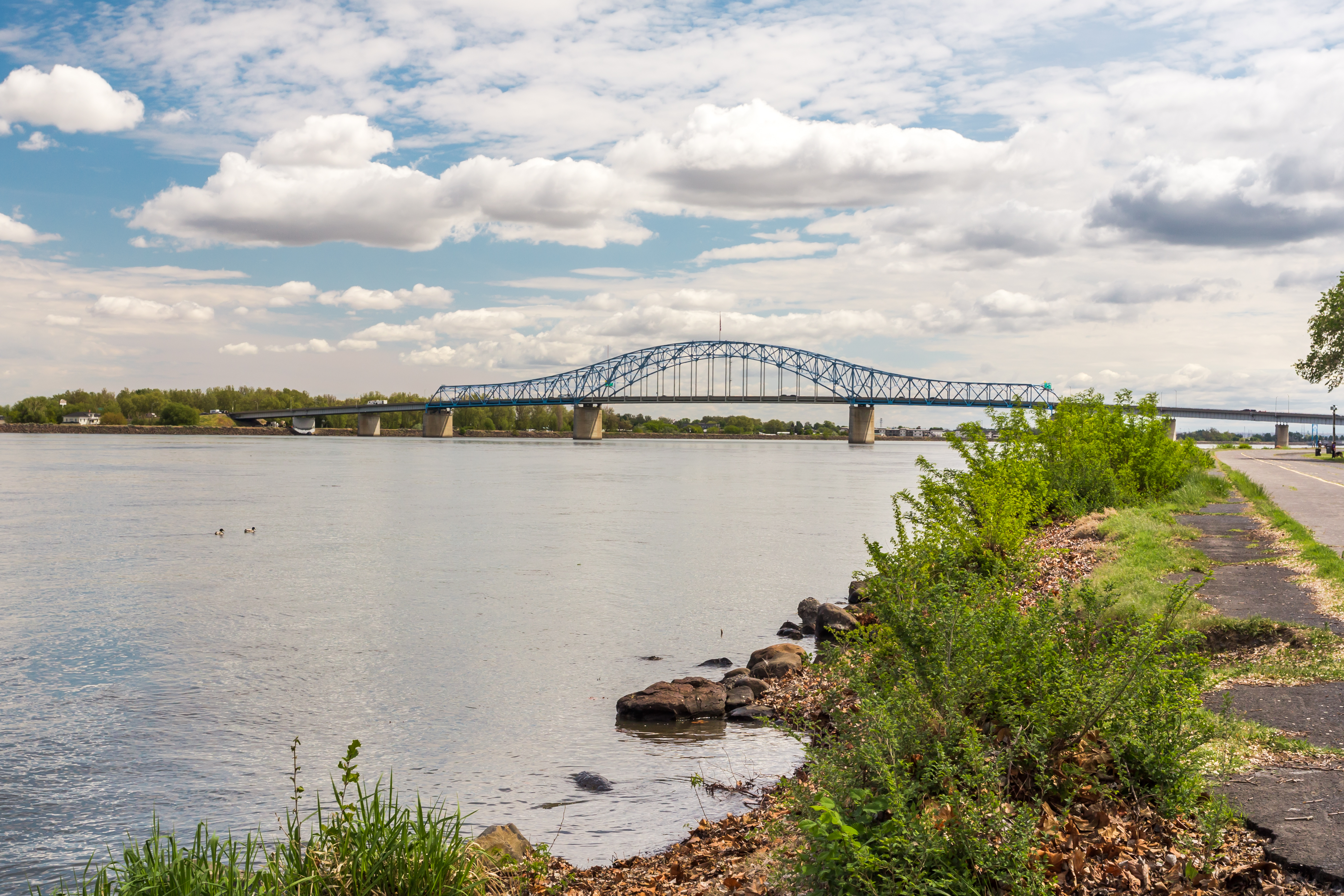 Blue Bridge over the Columbia River
