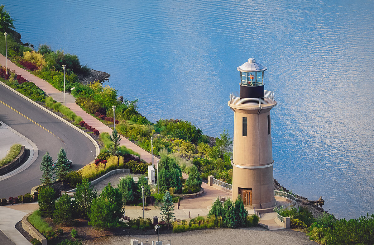 Clover Island lighthouse, Kennewick
